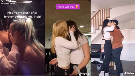 lesbian kissing videos|Ultimate Kiss Compilation 